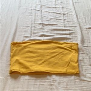 Large Yellow Tube Top